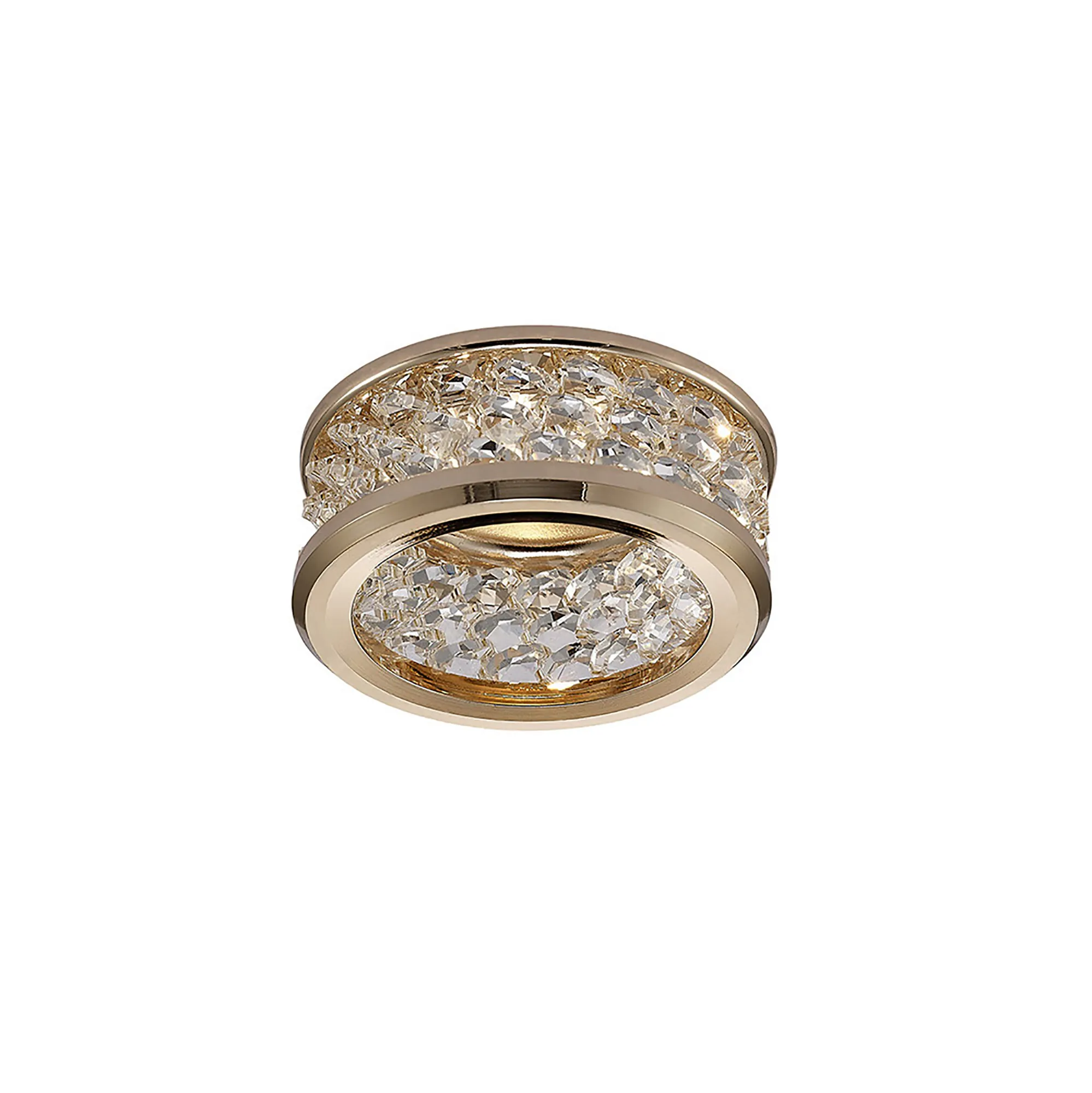 Dante Crystal Ceiling Lights Diyas Recessed Crystal Lights